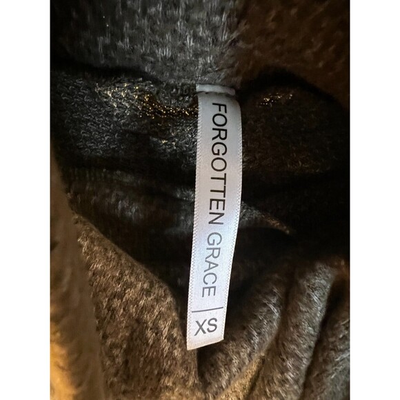 Forgotten Grace Cowl Neck Sweater Womens XS Olive Long Sleeve Pullover NWOT - Picture 4 of 6